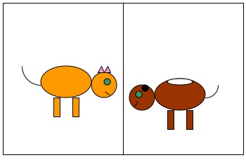 cat and dog